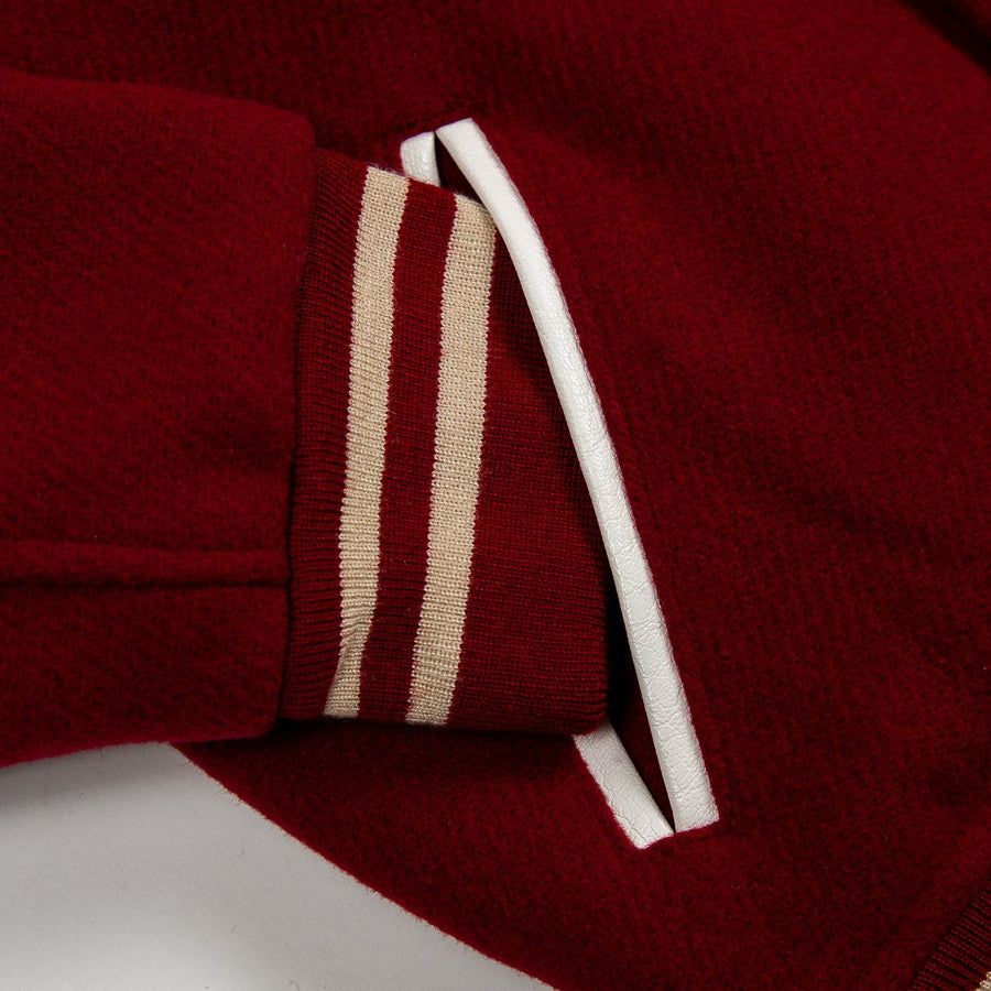 Alfie Wool Varsity Jacket - Haus of JR