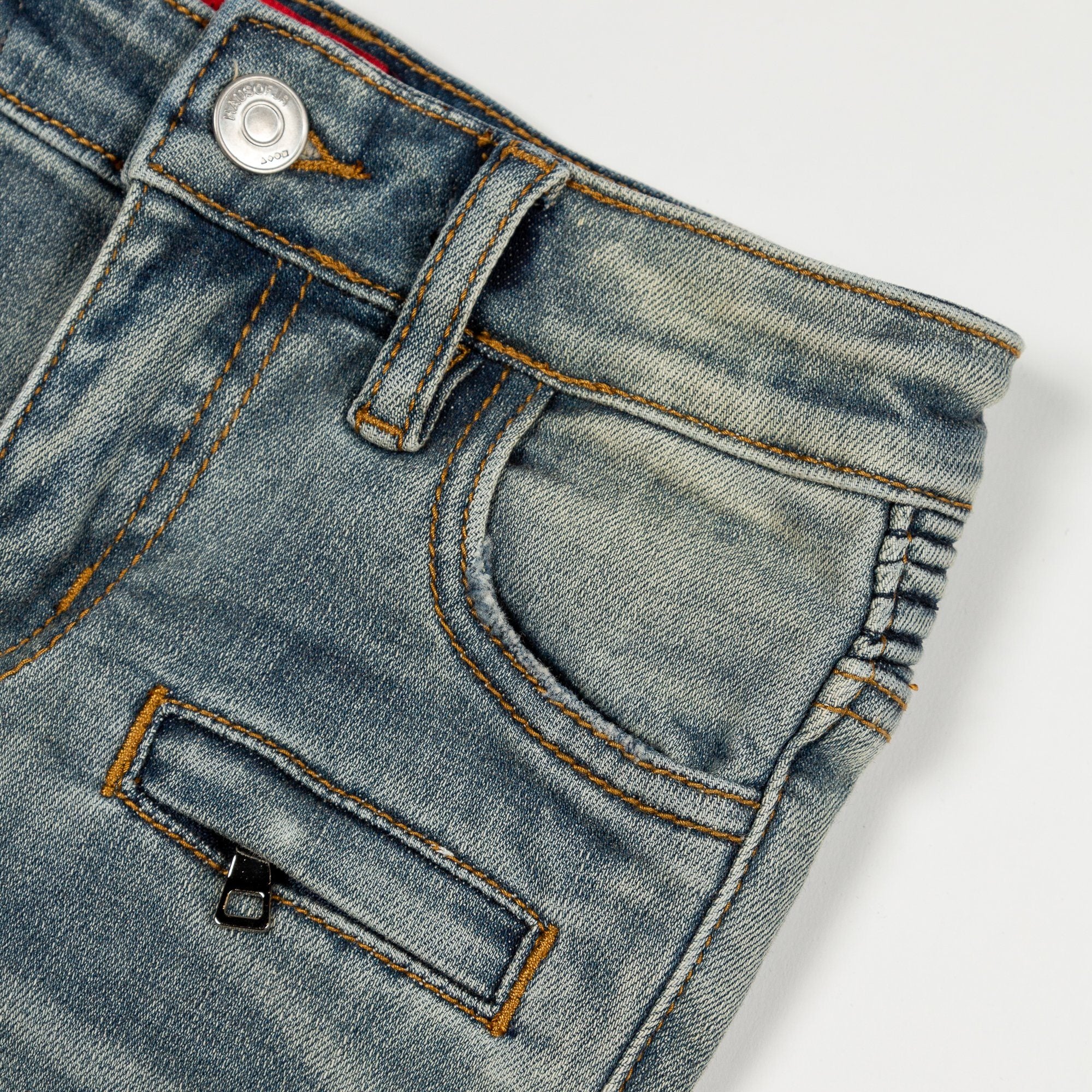 Jayden Biker Denim - Haus of JR