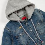 Asher Hooded Denim Shirt - Haus of JR