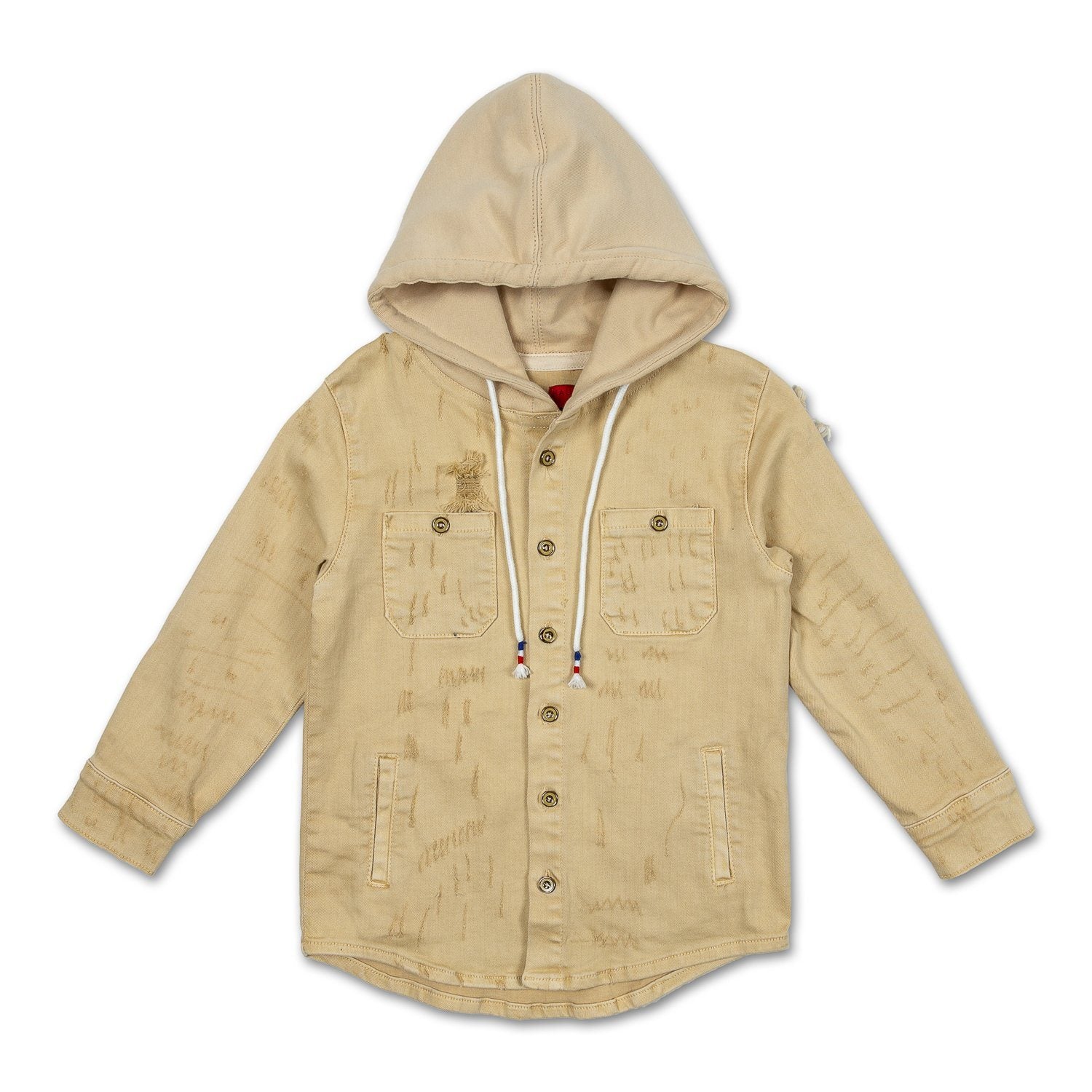 Asher Hooded Denim Shirt - Haus of JR