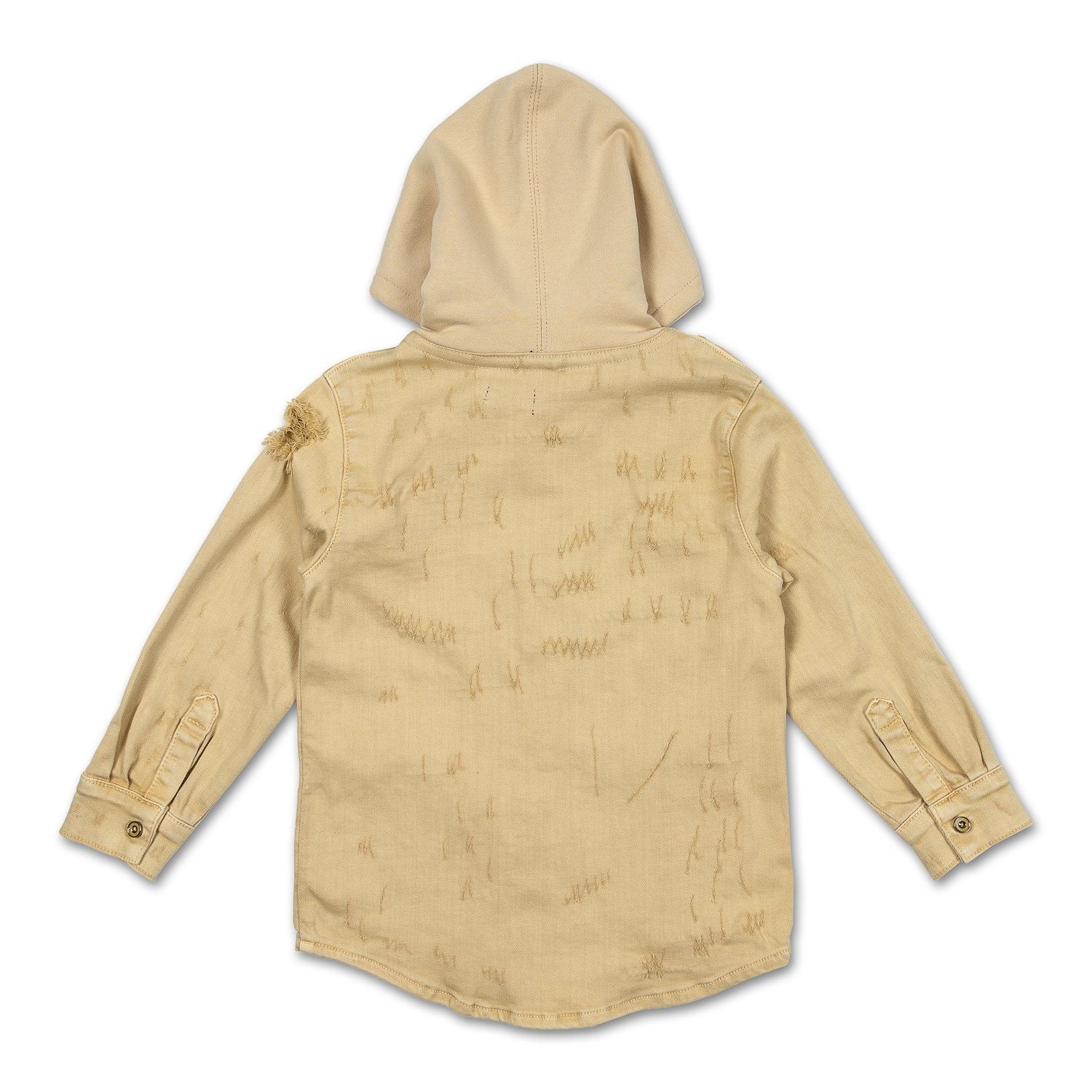 Asher Hooded Denim Shirt - Haus of JR