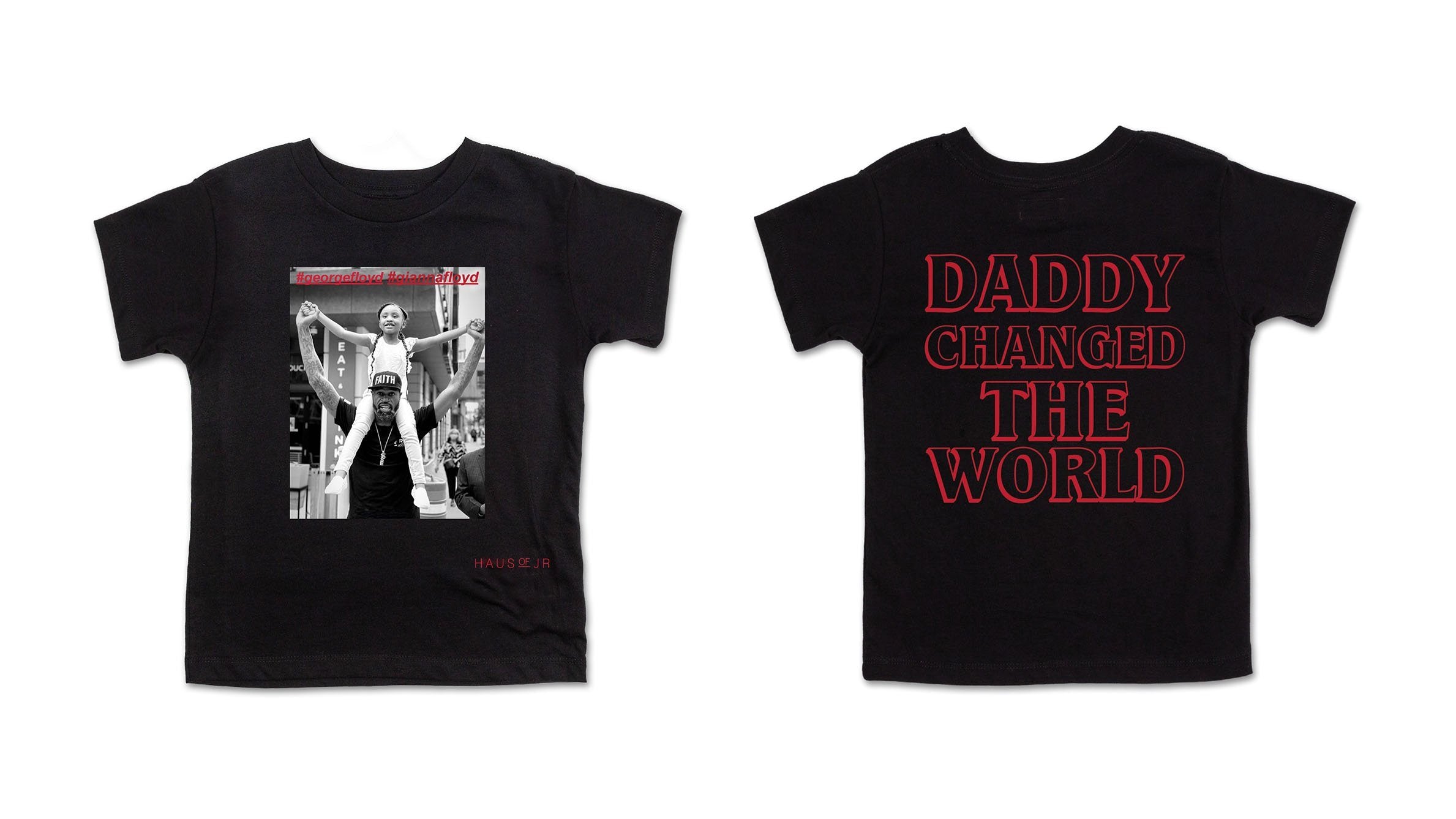 Daddy Changed The World Tee (Black) Tops Haus of JR 