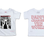 Daddy Changed The World Tee (White) Tops Haus of JR 