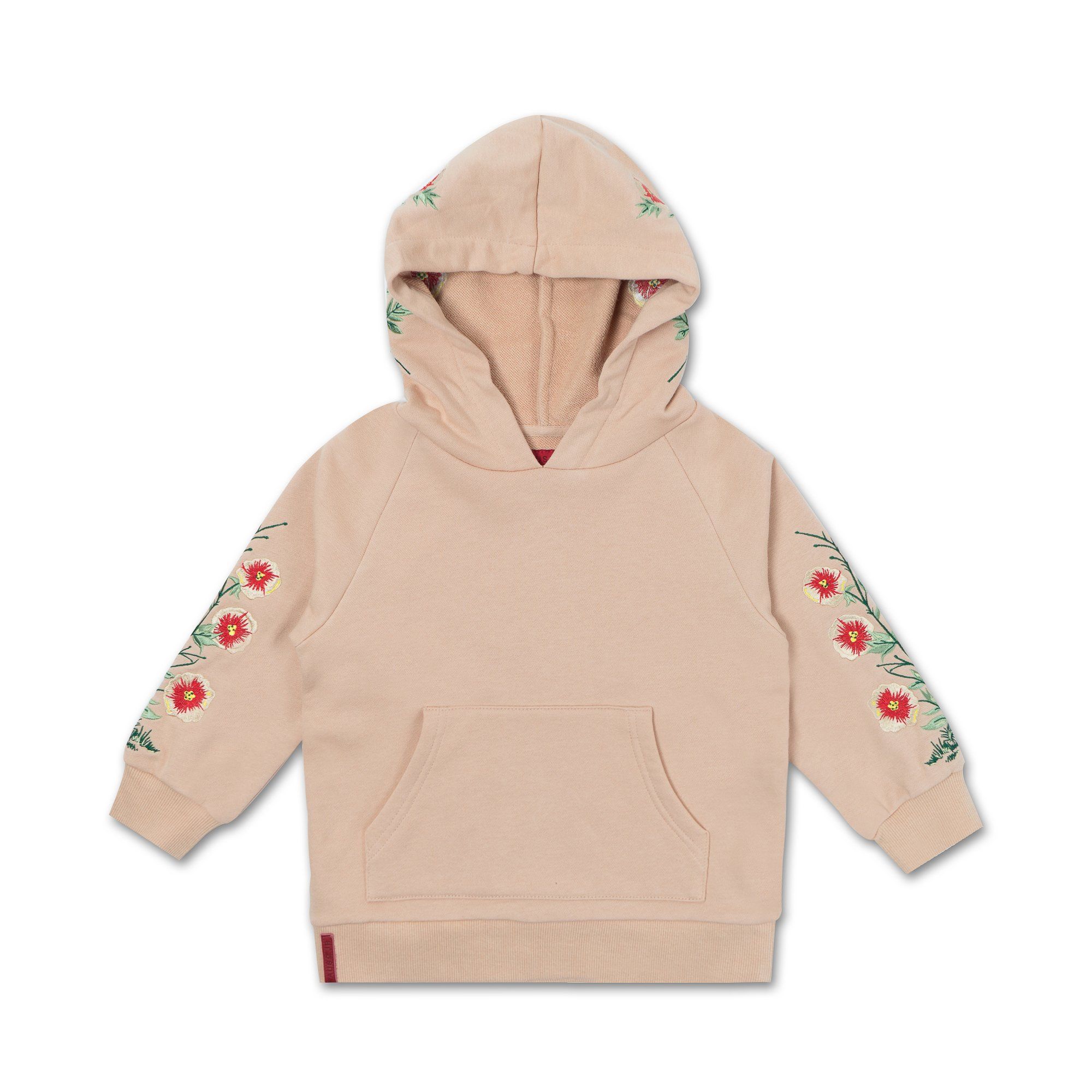 Miles Floral Hoodie (Khaki) - Haus of JR