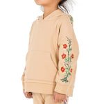 Miles Floral Hoodie (Khaki) - Haus of JR