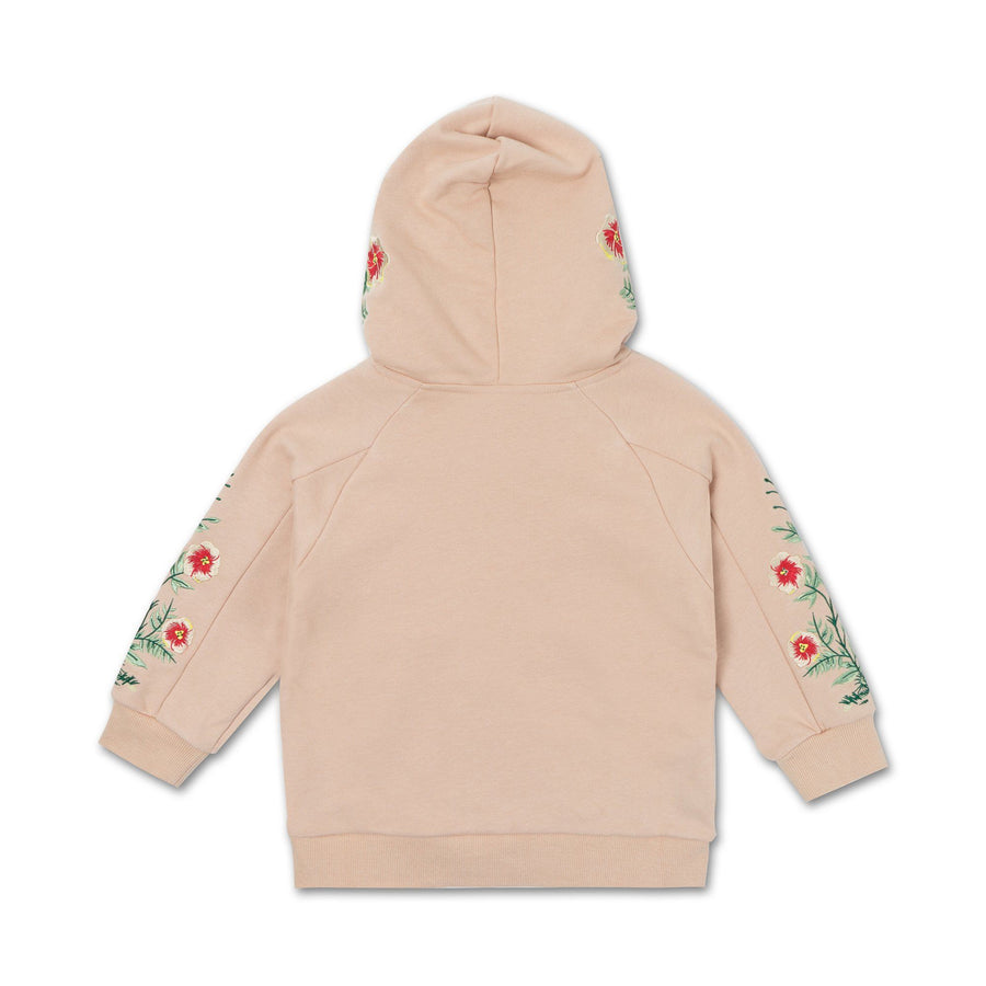 Miles Floral Hoodie (Khaki) - Haus of JR