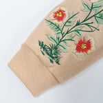 Miles Floral Hoodie (Khaki) - Haus of JR
