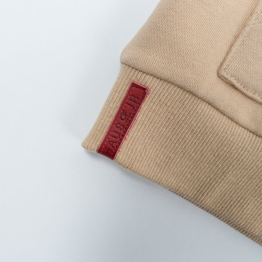Miles Floral Hoodie (Khaki) - Haus of JR