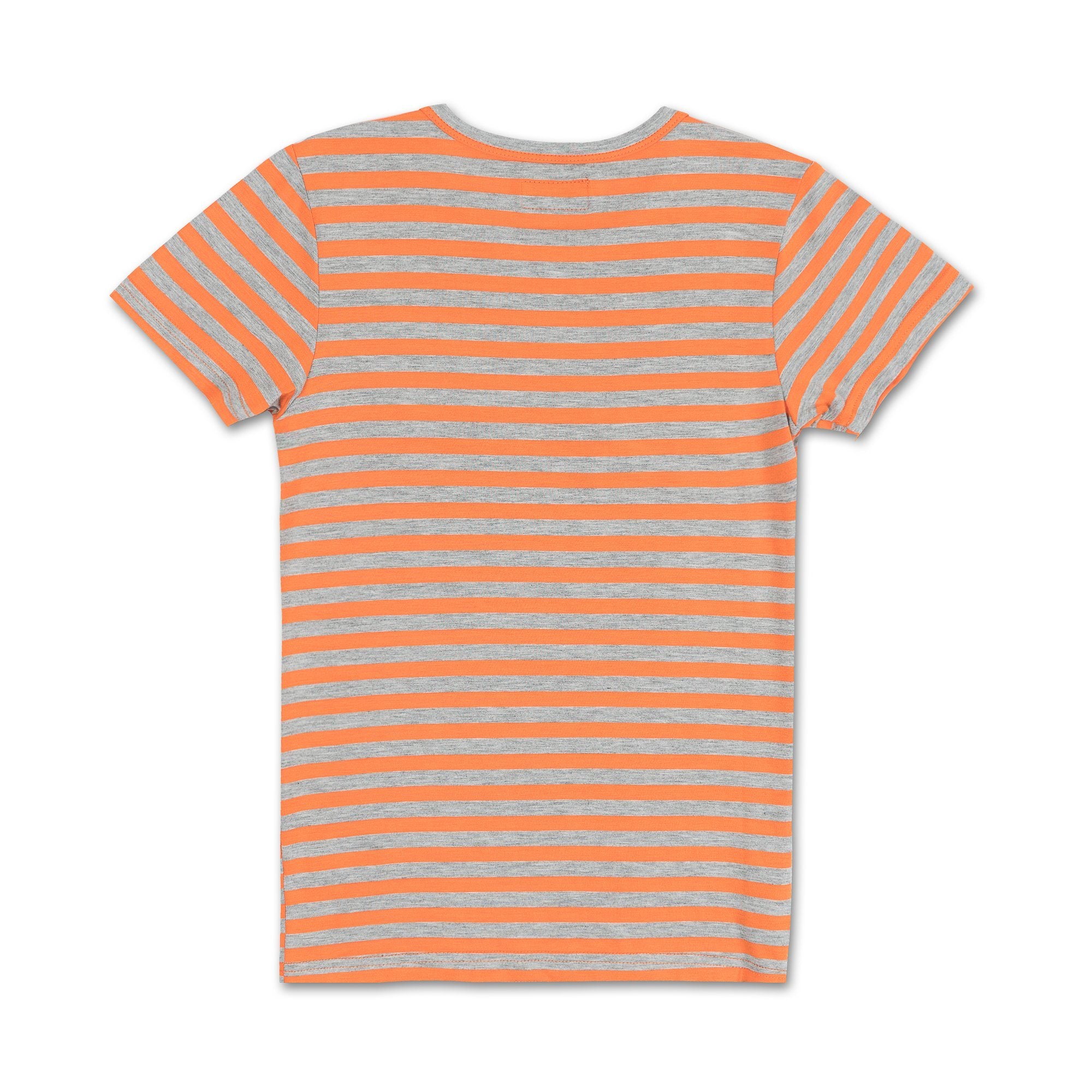 Orion Stripe Tee (Orange) - Haus of JR