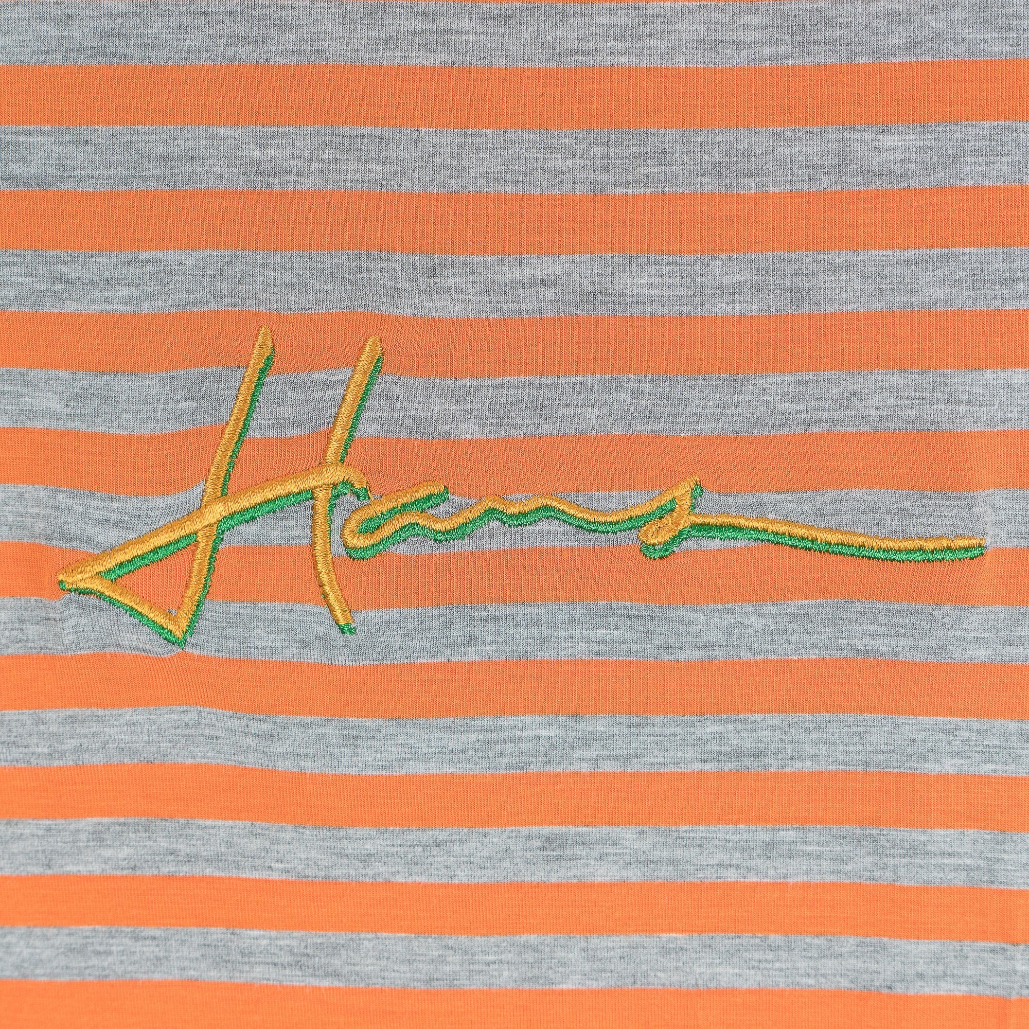 Orion Stripe Tee (Orange) - Haus of JR