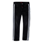 Leonard Striped Denim (White Stripe) - Haus of JR