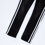 Leonard Striped Denim (White Stripe) - Haus of JR