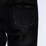 Leonard Striped Denim (White Stripe) - Haus of JR
