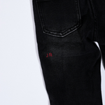 Leonard Striped Denim (White Stripe) - Haus of JR