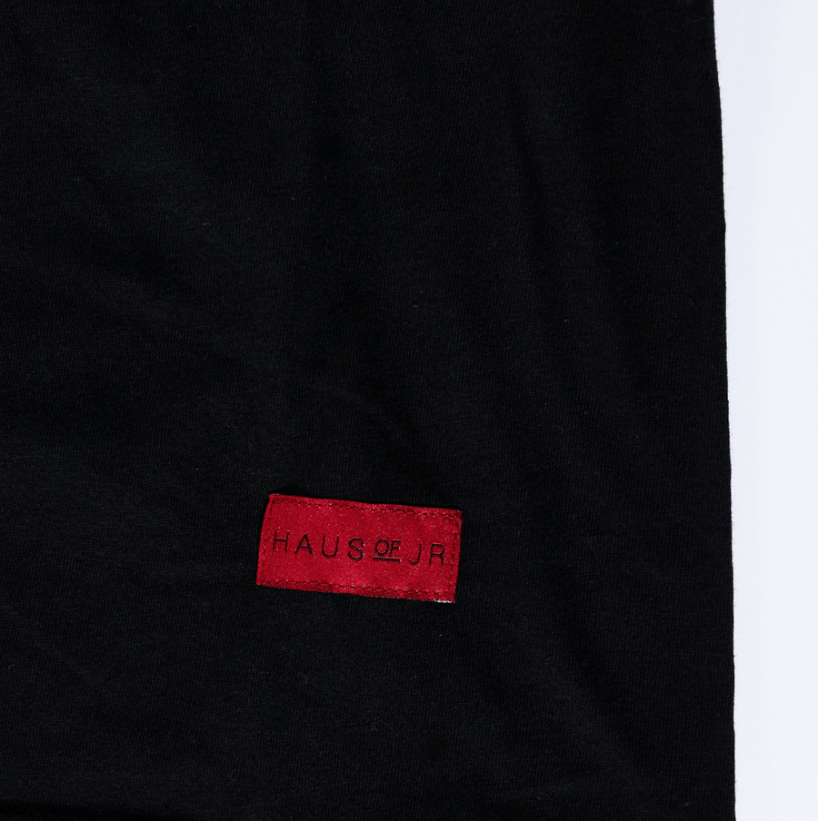 Chrome Blossom Tee (Black) - Haus of JR