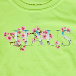 Chrome Blossom Tee (Neon) - Haus of JR