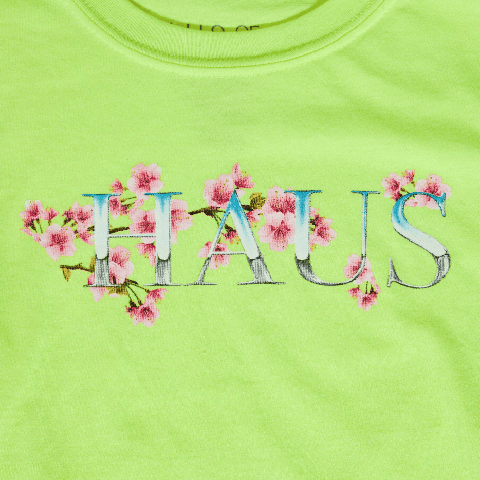 Chrome Blossom Tee (Neon) - Haus of JR