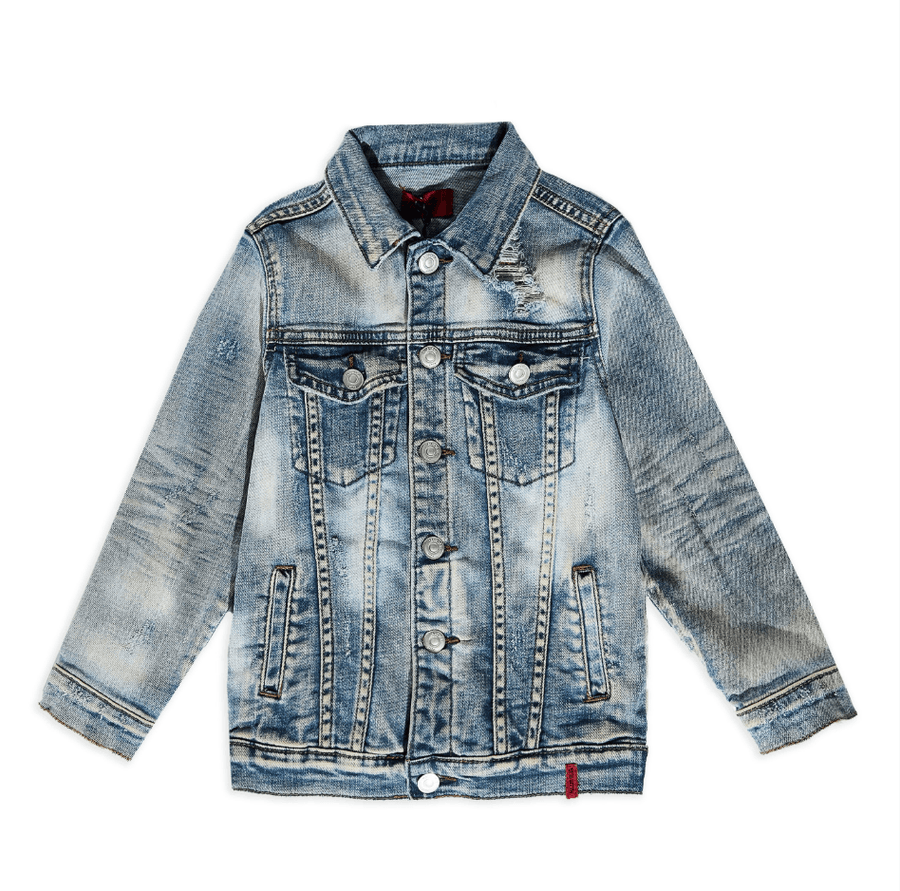 James Denim Jacket (Faded Indigo) - Haus of JR
