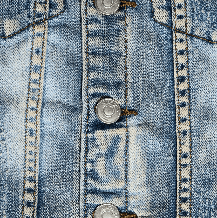 James Denim Jacket (Faded Indigo) - Haus of JR