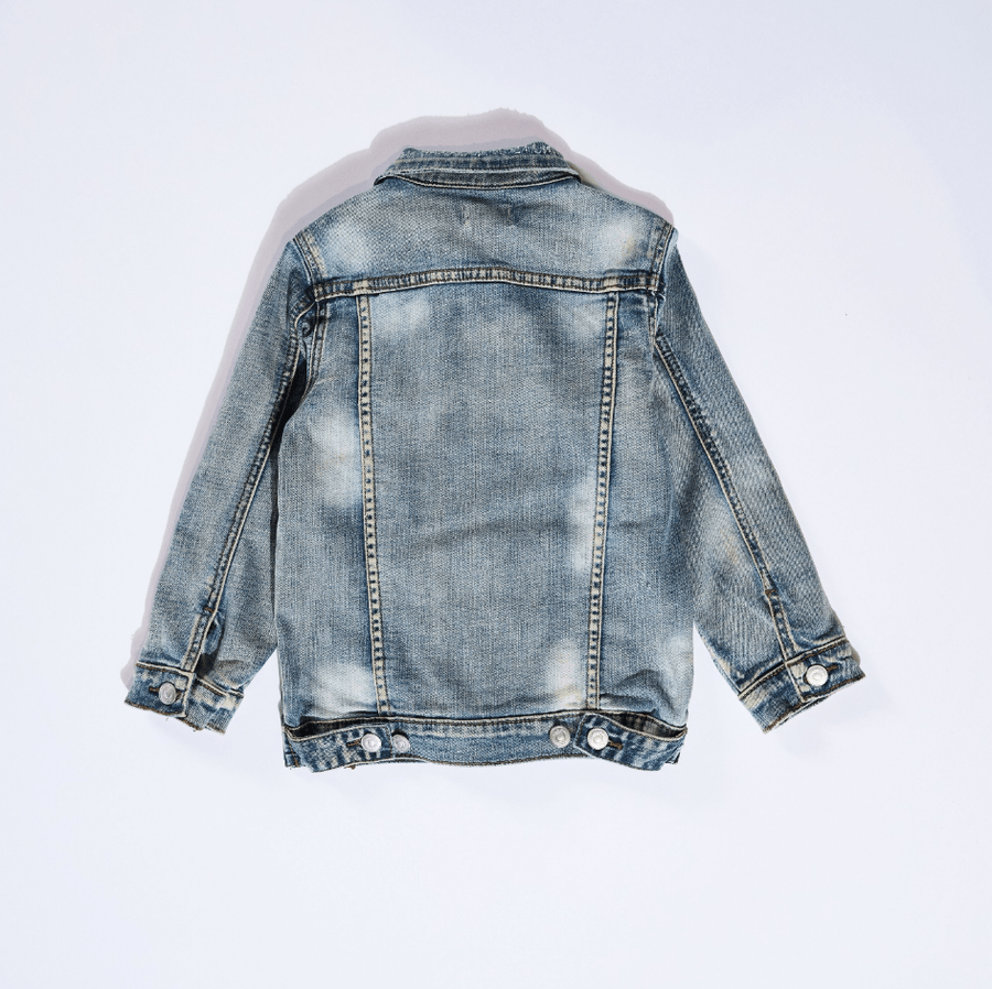 James Denim Jacket (Faded Indigo) - Haus of JR