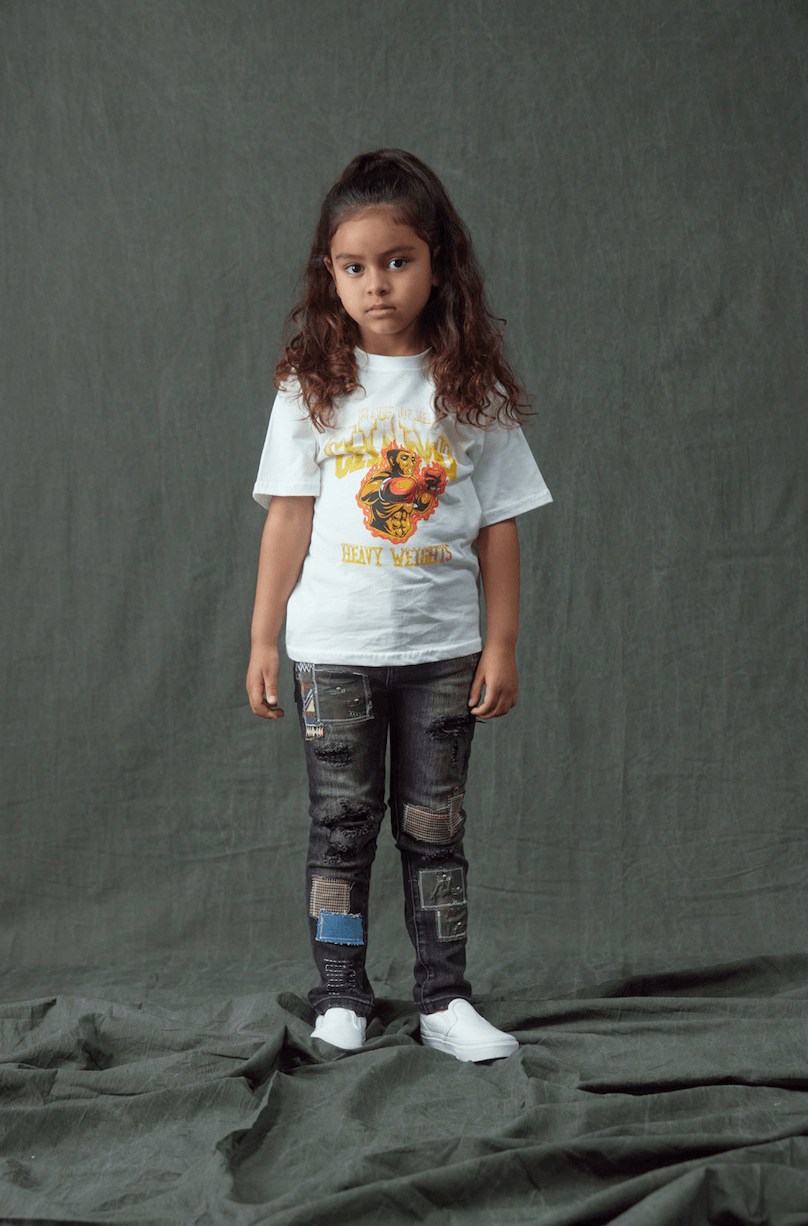 Heavy Weights Tee (White) Tops Haus of JR 