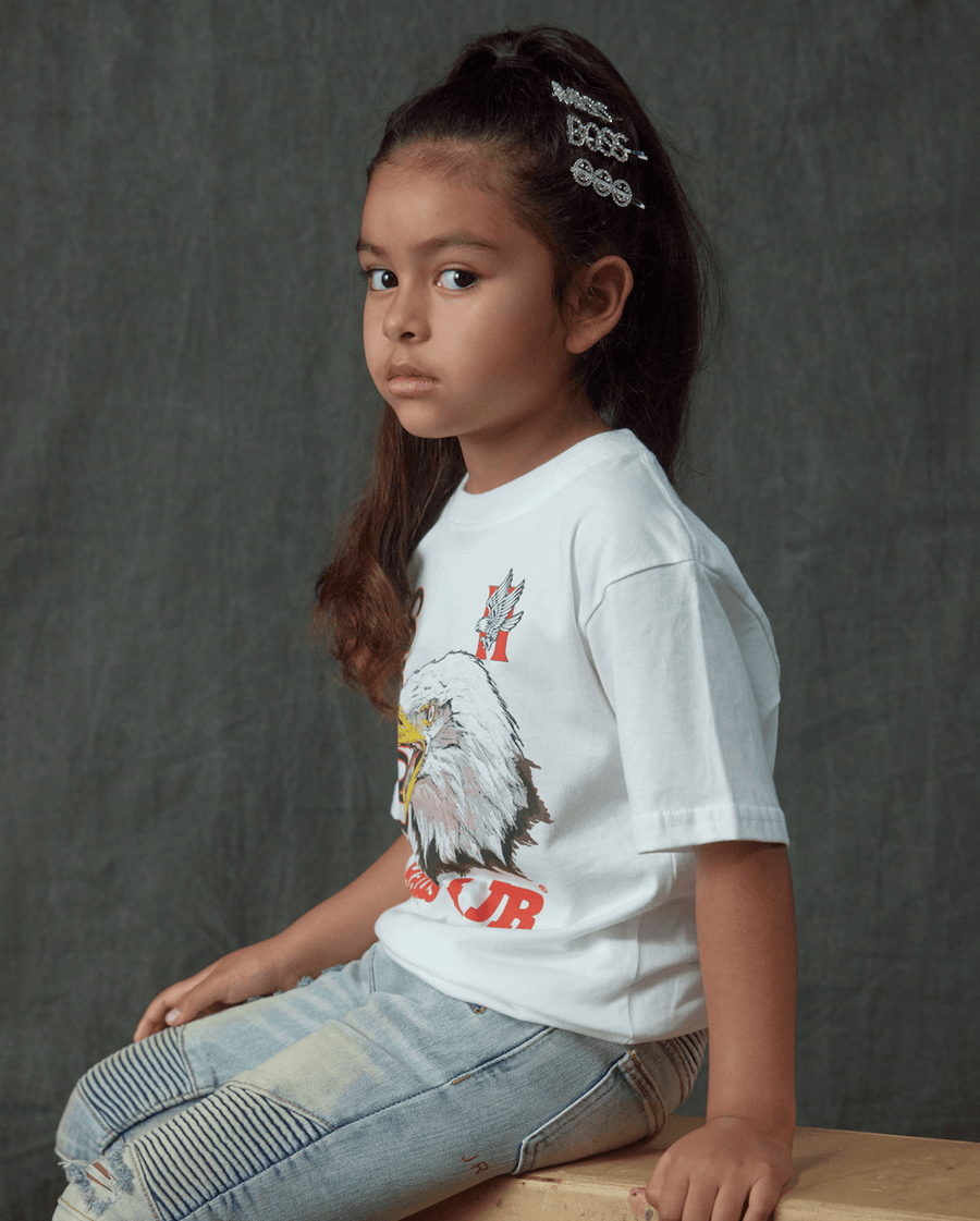 Hawkeye Tee (White) Tops Haus of JR 