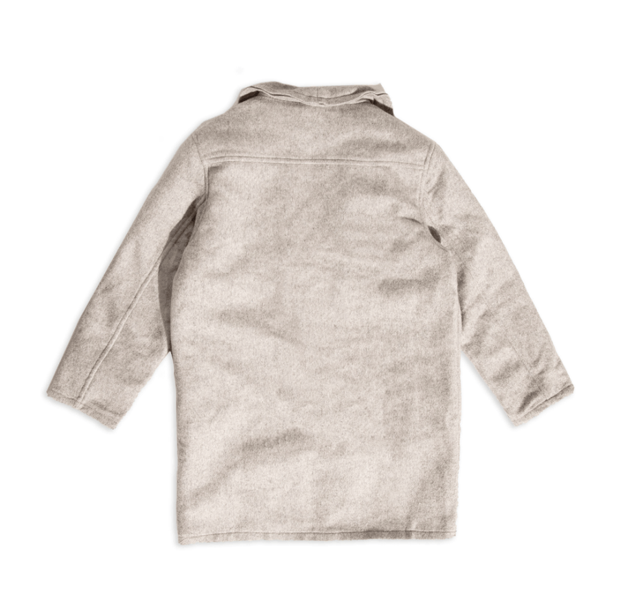 Drake Raw Edge Peacoat (Grey) - Haus of JR