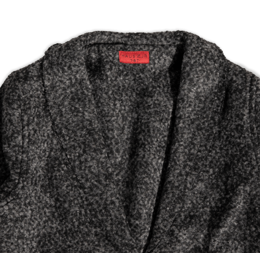 Drake Raw Edge Peacoat (Speckle) - Haus of JR
