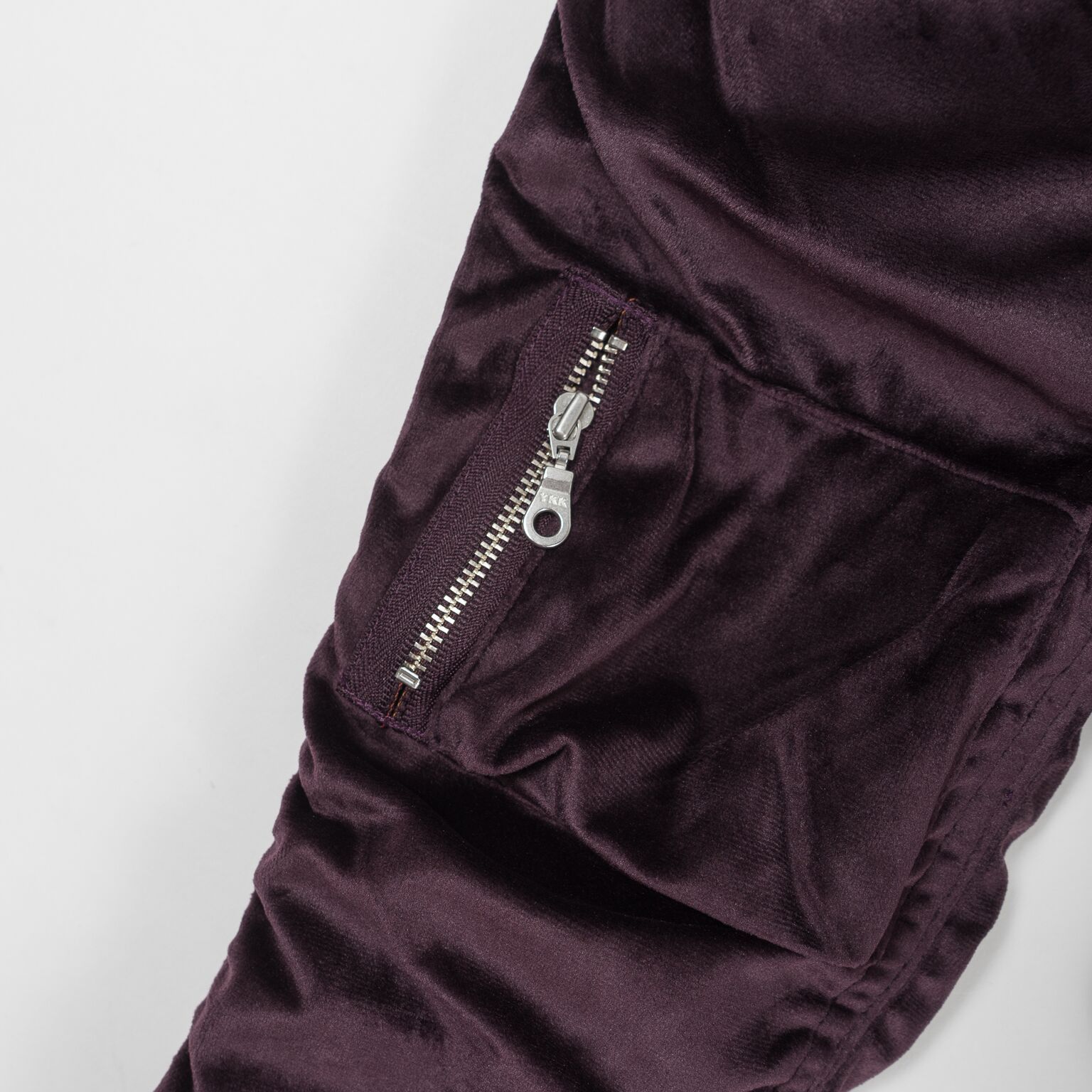 Viola Velour Bomber Jacket (Violet) - Haus of JR