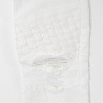 Zanotti Basket Denim (White) - Haus of JR