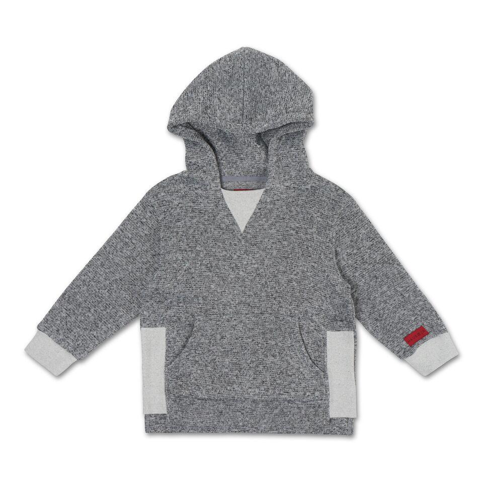 Arthur Rib Neck Hoodie (Grey) - Haus of JR
