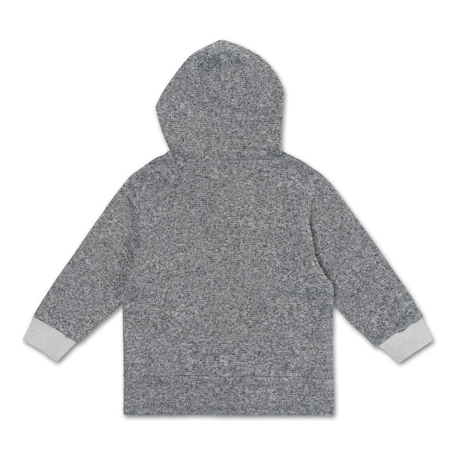 Arthur Rib Neck Hoodie (Grey) - Haus of JR