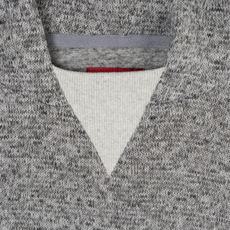 Arthur Rib Neck Hoodie (Grey) - Haus of JR