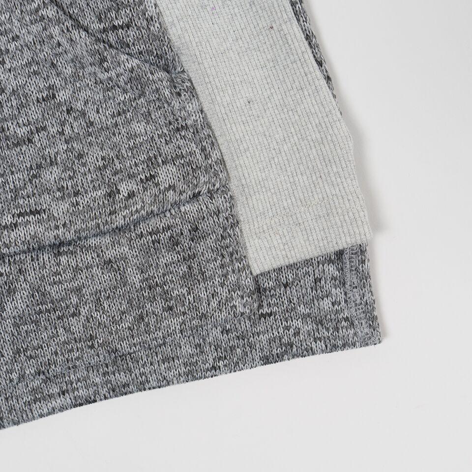 Arthur Rib Neck Hoodie (Grey) - Haus of JR