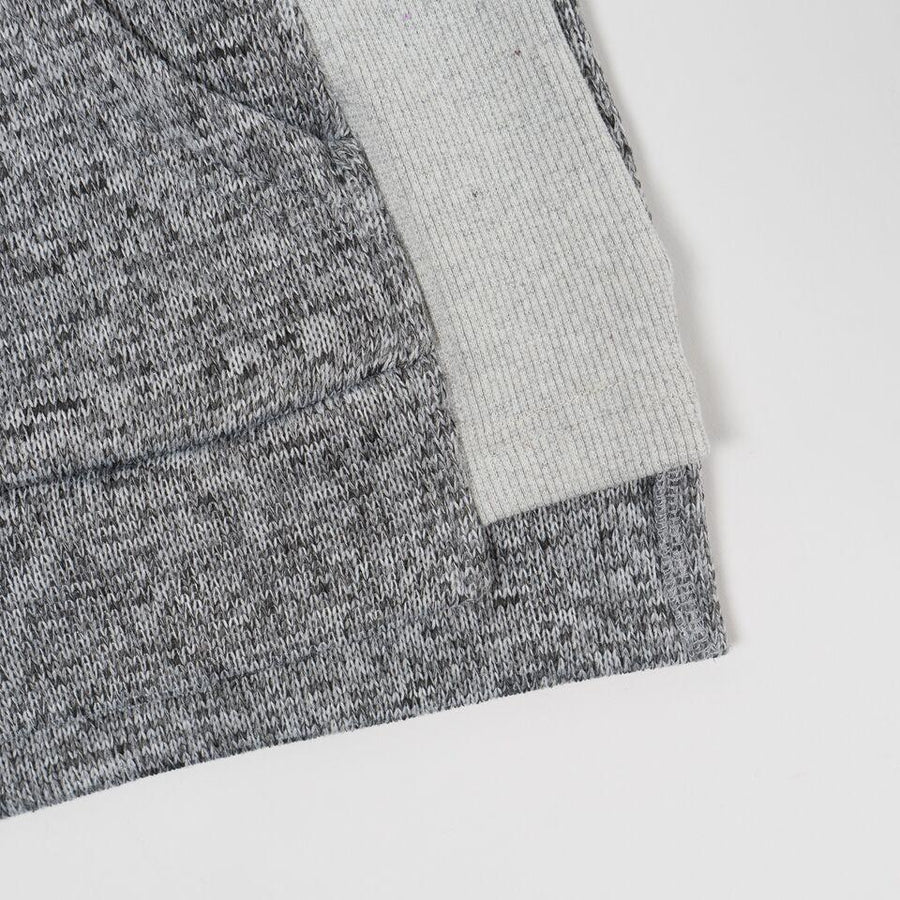 Arthur Rib Neck Hoodie (Grey) - Haus of JR