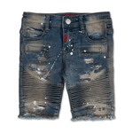 Aurora Biker Denim Short - Haus of JR