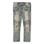 Clayton Biker Denim (Distressed Tint Wash) - Haus of JR