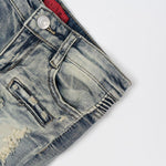 Clayton Biker Denim (Distressed Tint Wash) - Haus of JR
