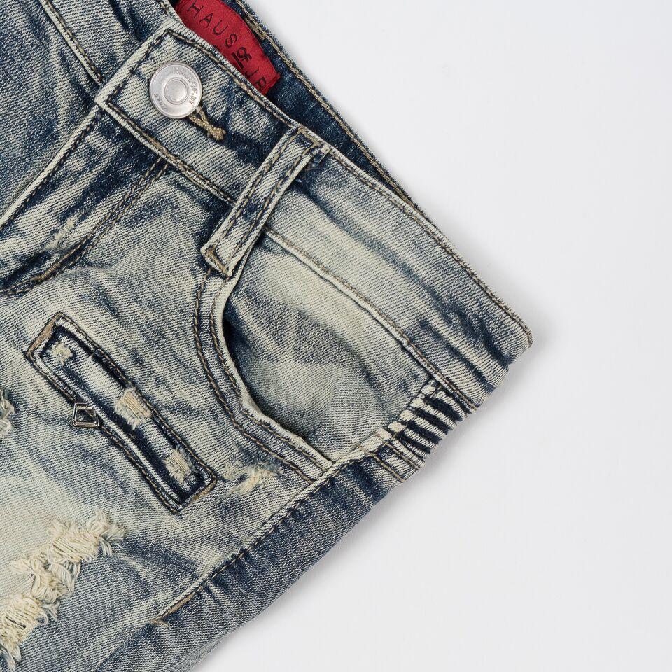 Clayton Biker Denim (Distressed Tint Wash) - Haus of JR
