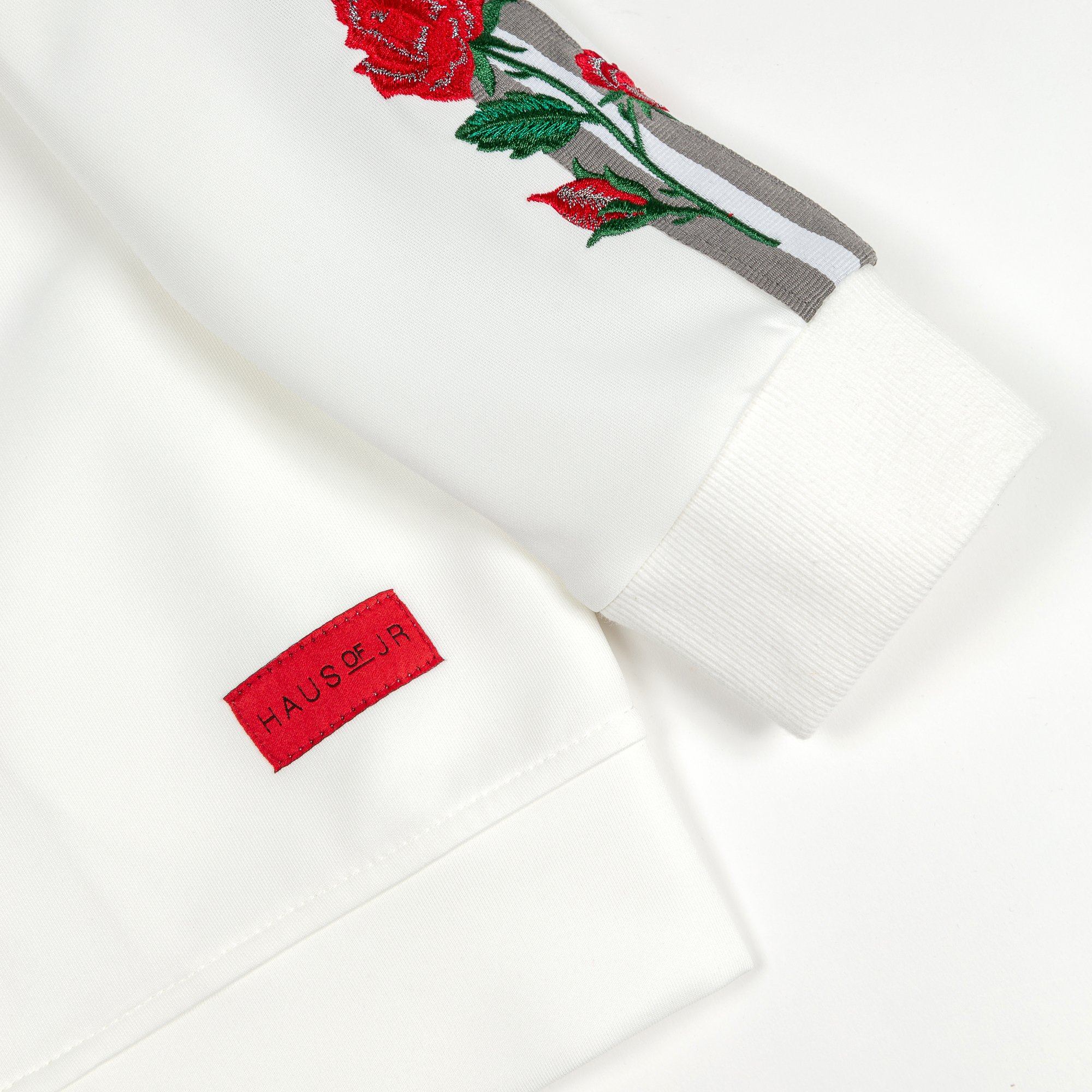 Haiden Track Jacket (White) - Haus of JR