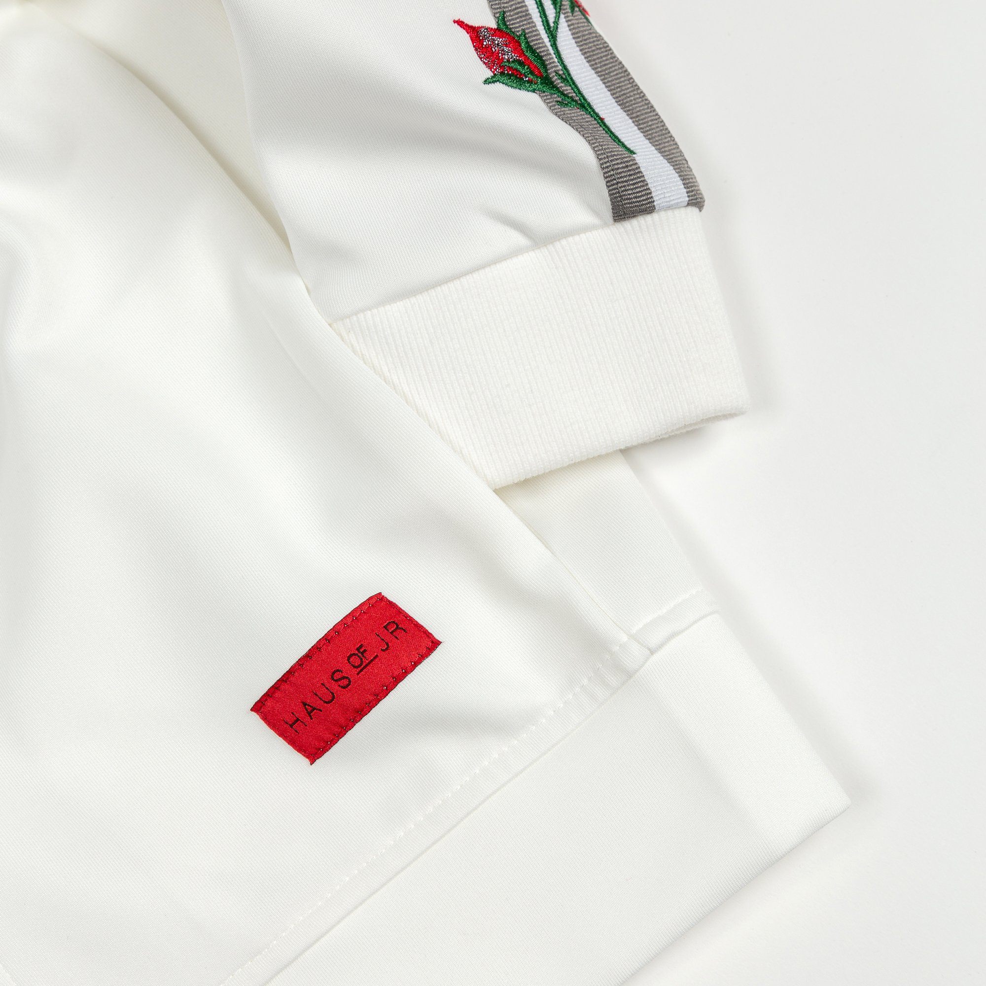 Haiden Track Jacket (White) - Haus of JR
