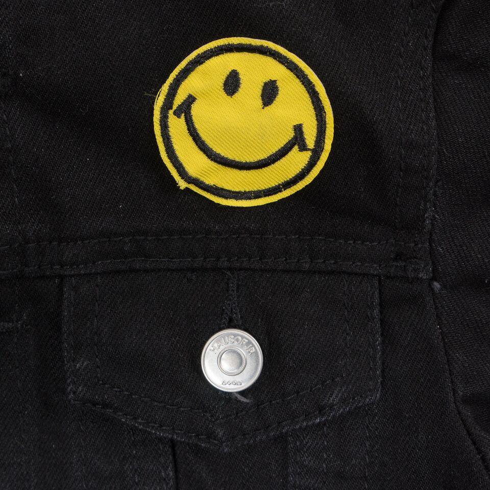 Jeffery Space Patch Jacket (Black Rinse Wash) - Haus of JR
