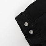 Jeffery Space Patch Jacket (Black Rinse Wash) - Haus of JR
