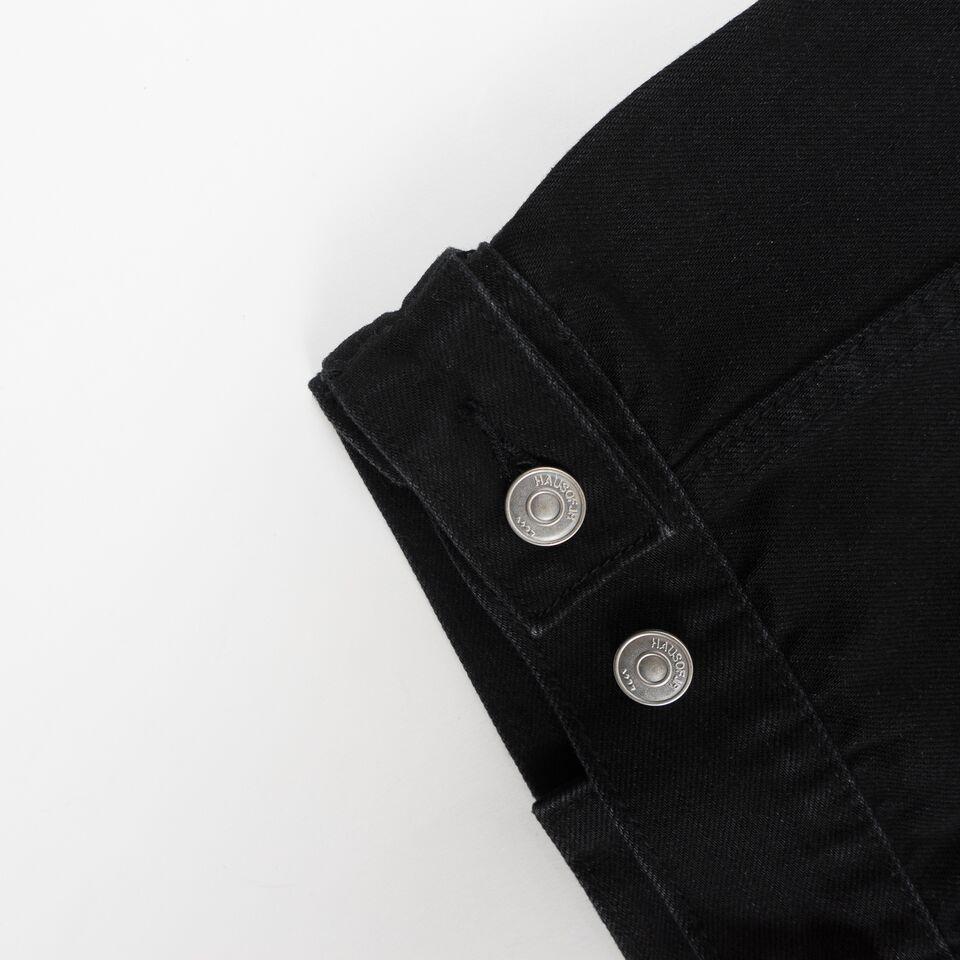 Jeffery Space Patch Jacket (Black Rinse Wash) - Haus of JR