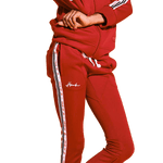 Laurent Track Pant (Red) - Haus of JR
