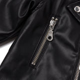Lex Biker Jacket (Black Leather) - Haus of JR
