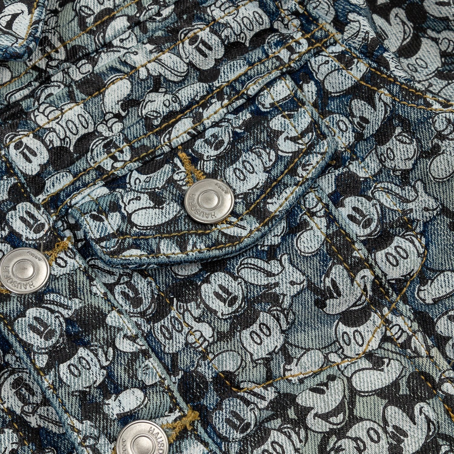 Mickey Character Denim Jacket - Haus of JR