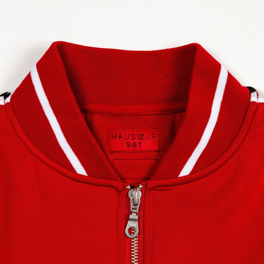 Mickey Stripe Track Jacket - Haus of JR
