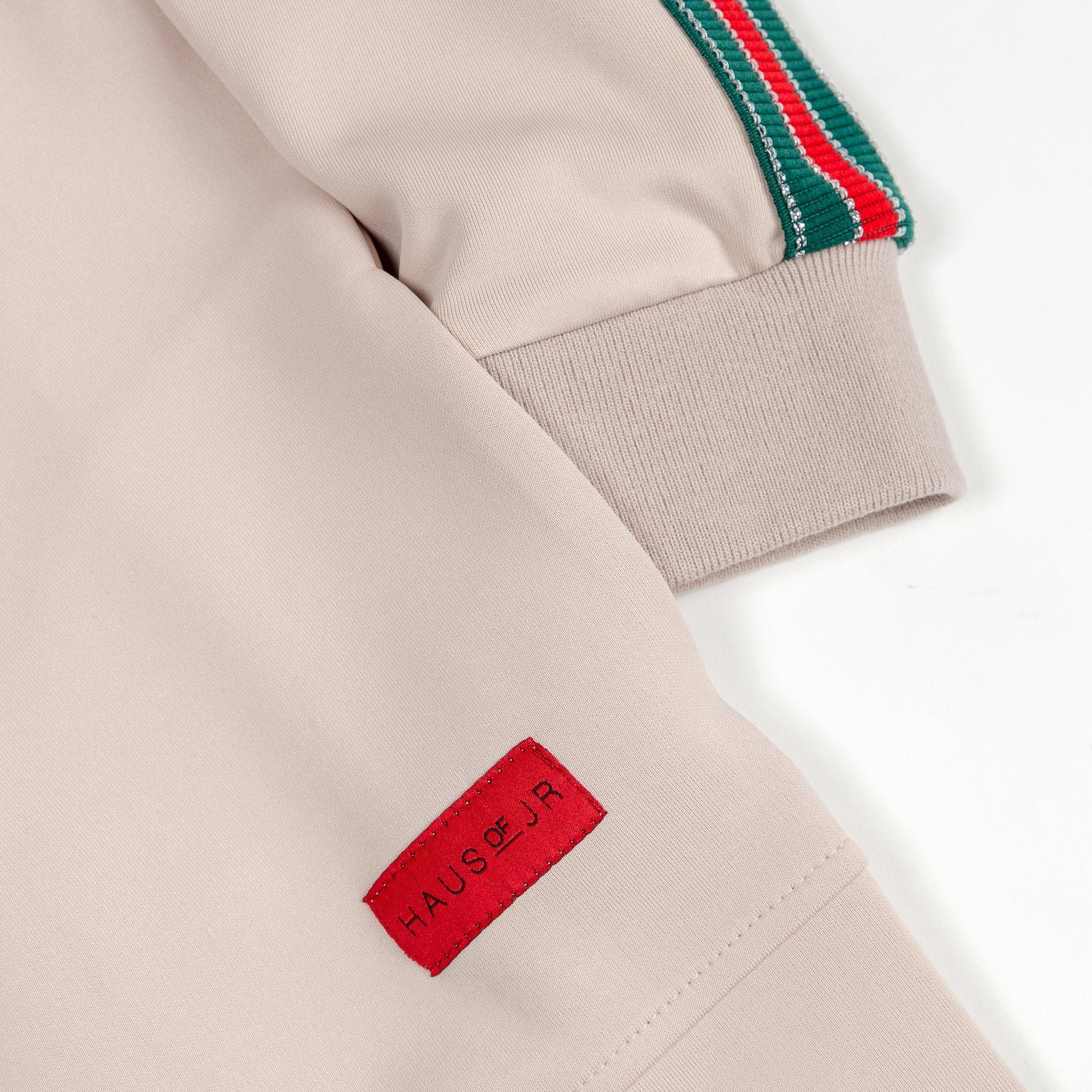 Reese Track Jacket (Creme) - Haus of JR