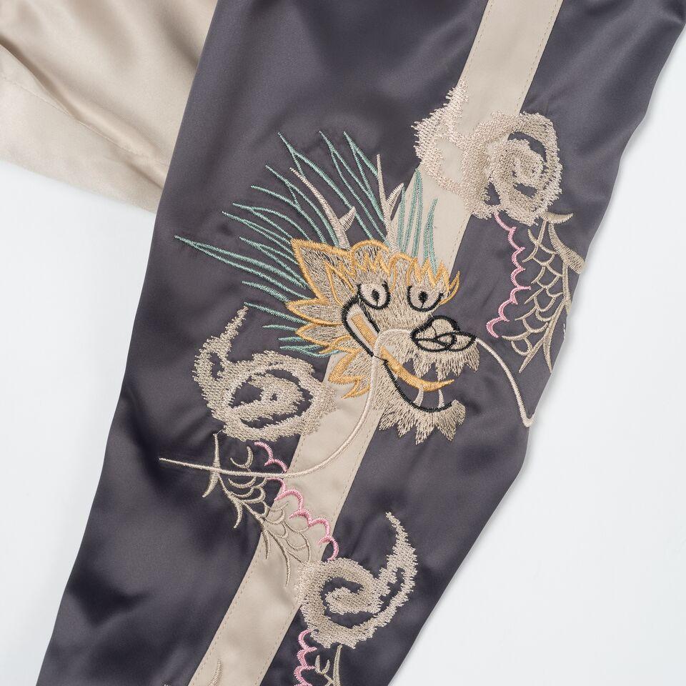 Wyatt Souvenir Jacket (Creme/Light Plum) - Haus of JR